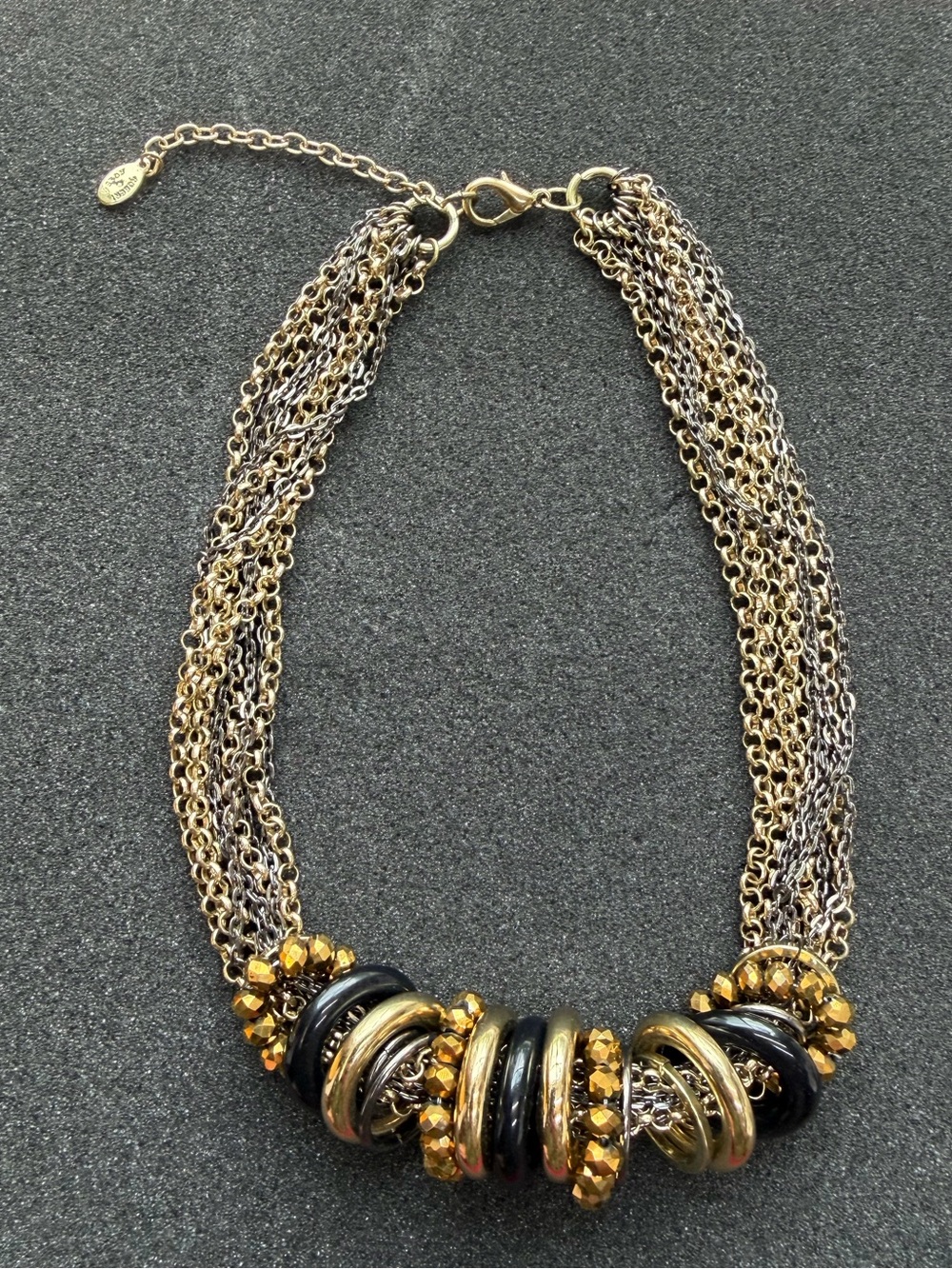Robert Rose mixed metal tone necklace